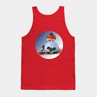 Snowman's best friend Tank Top